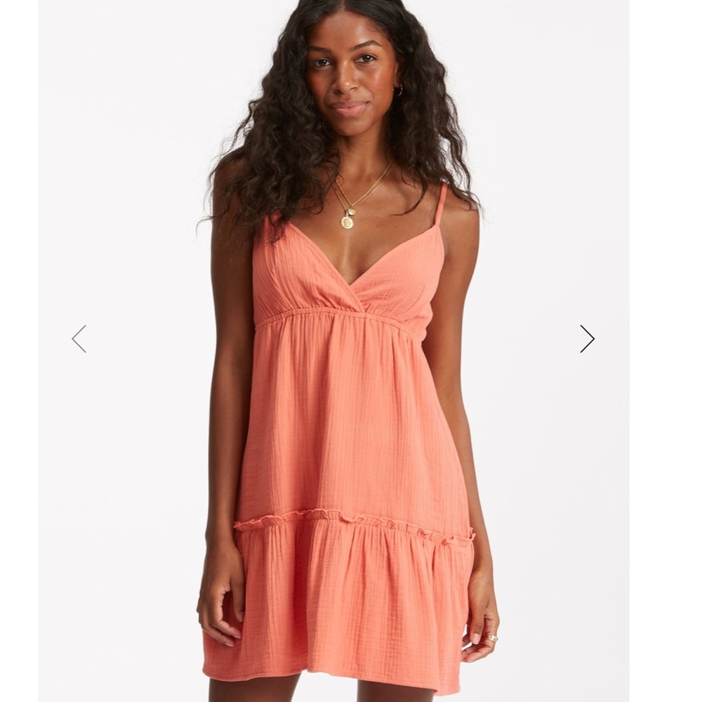 NWT Billabong Wave After Wave Babydoll Mini Dress